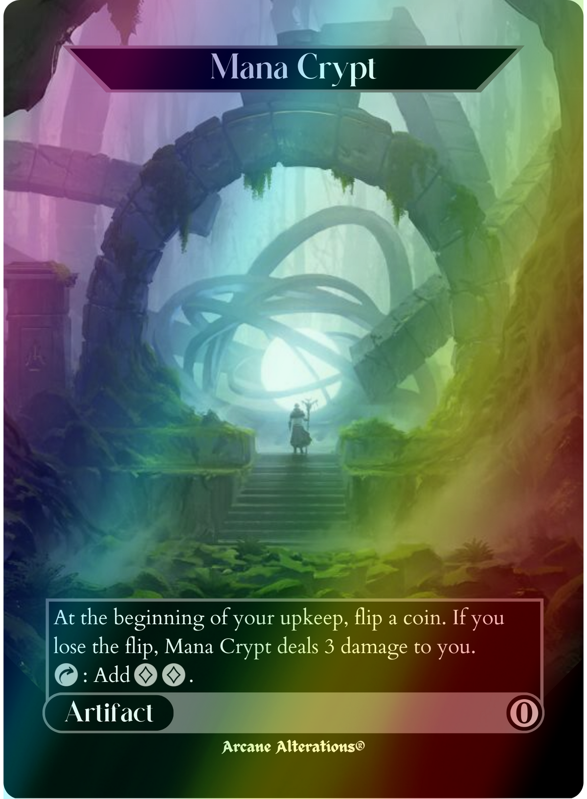 Mana Crypt - Full Art Altered Art Custom Proxy Cards – Arcane