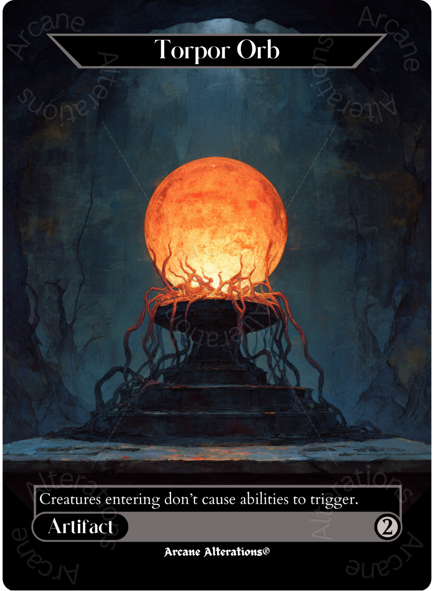 Torpor Orb - Full Art Altered Art Custom Proxy Cards