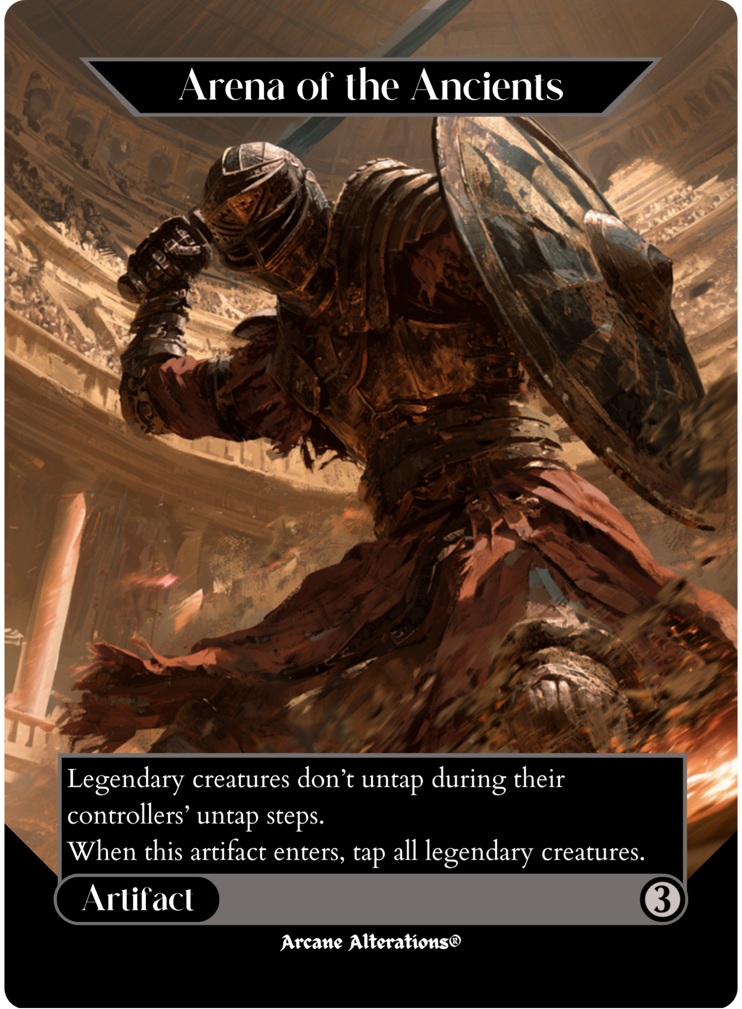 Arena of the Ancients - Full Art Altered Art Custom Proxy Cards
