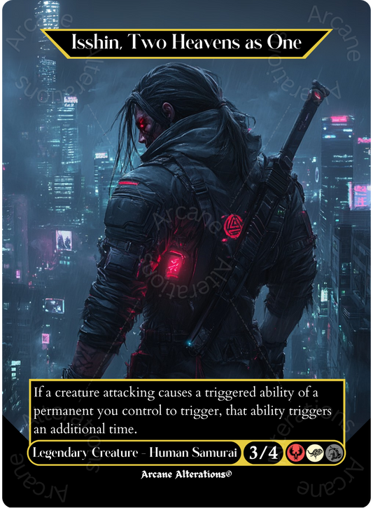 Isshin, Two Heavens as One - Full Art Altered Art Custom Proxy Cards
