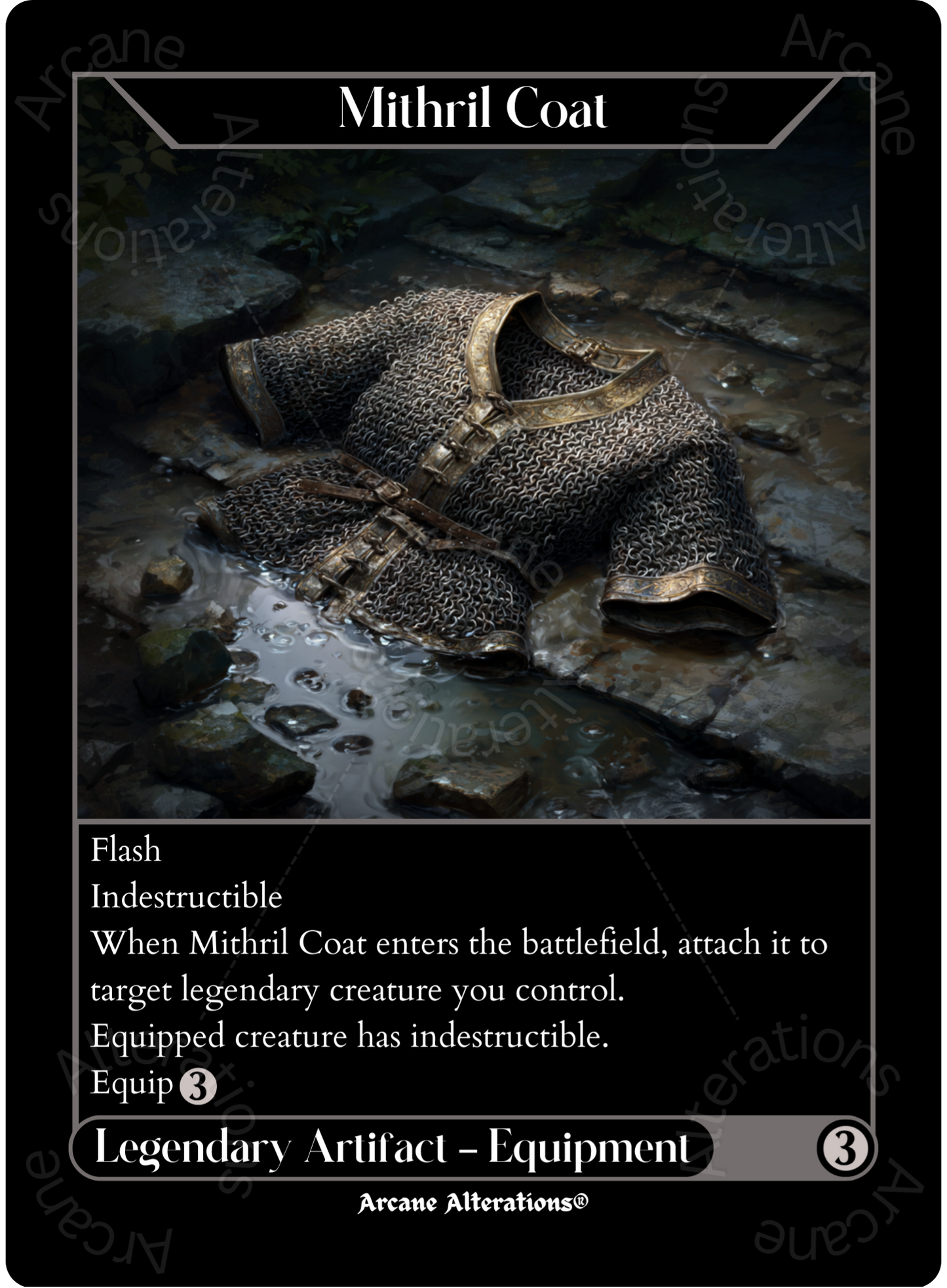 Mithril Coat - High Quality Altered Art Custom Proxy Cards