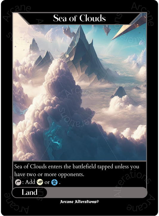 Sea of Clouds - High Quality Altered Art Custom Proxy Cards