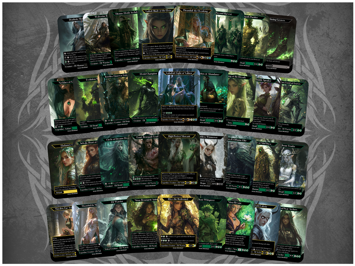 Elf 35-Card Discount Bundle - Full Art Altered Art Custom Proxy Cards