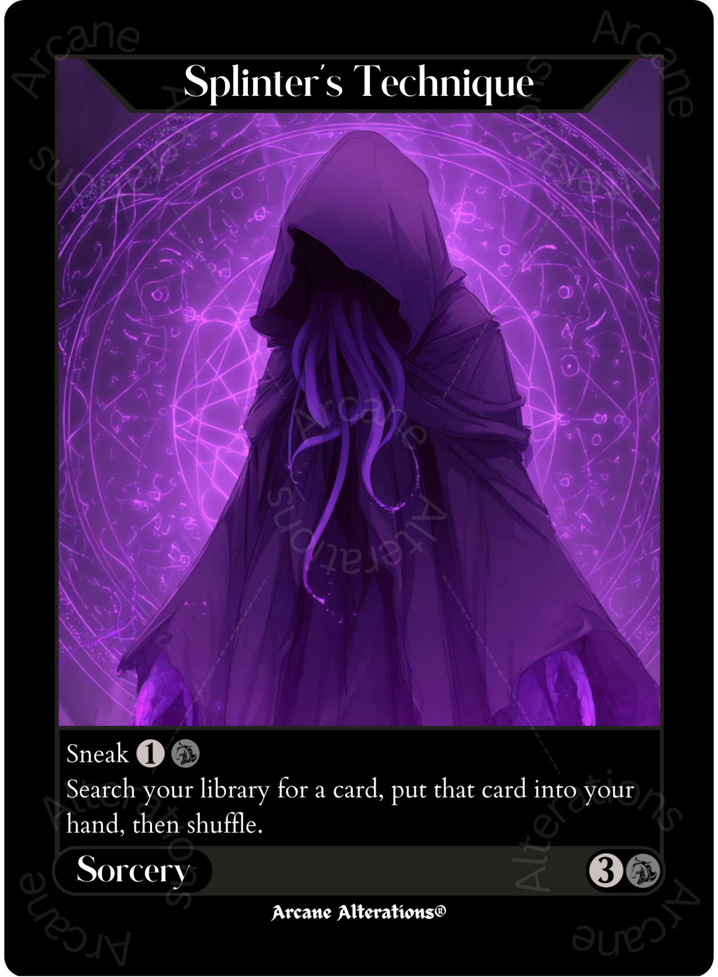 Splinter's Technique - High Quality Altered Art Custom Proxy Cards