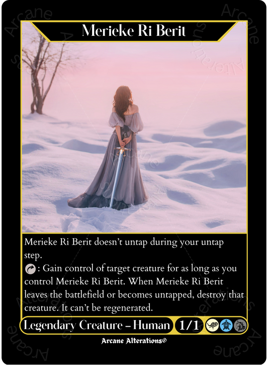 Merieke Ri Berit - High Quality Altered Art Custom Proxy Cards