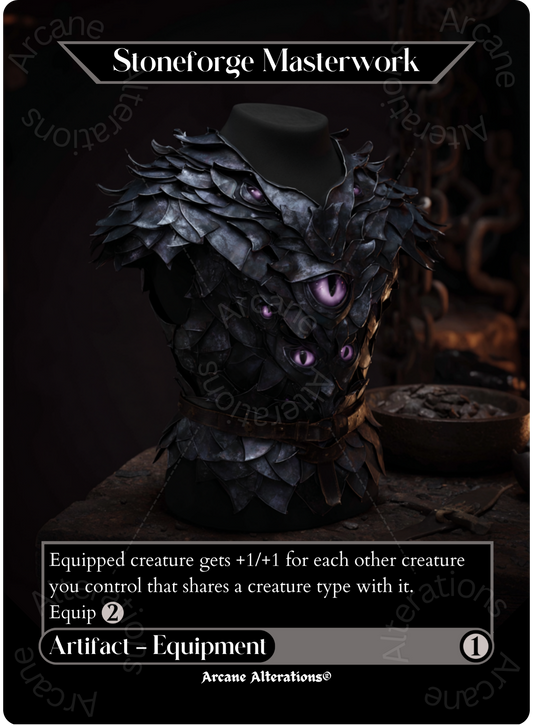 Stoneforge Masterwork - Full Art Altered Art Custom Proxy Cards