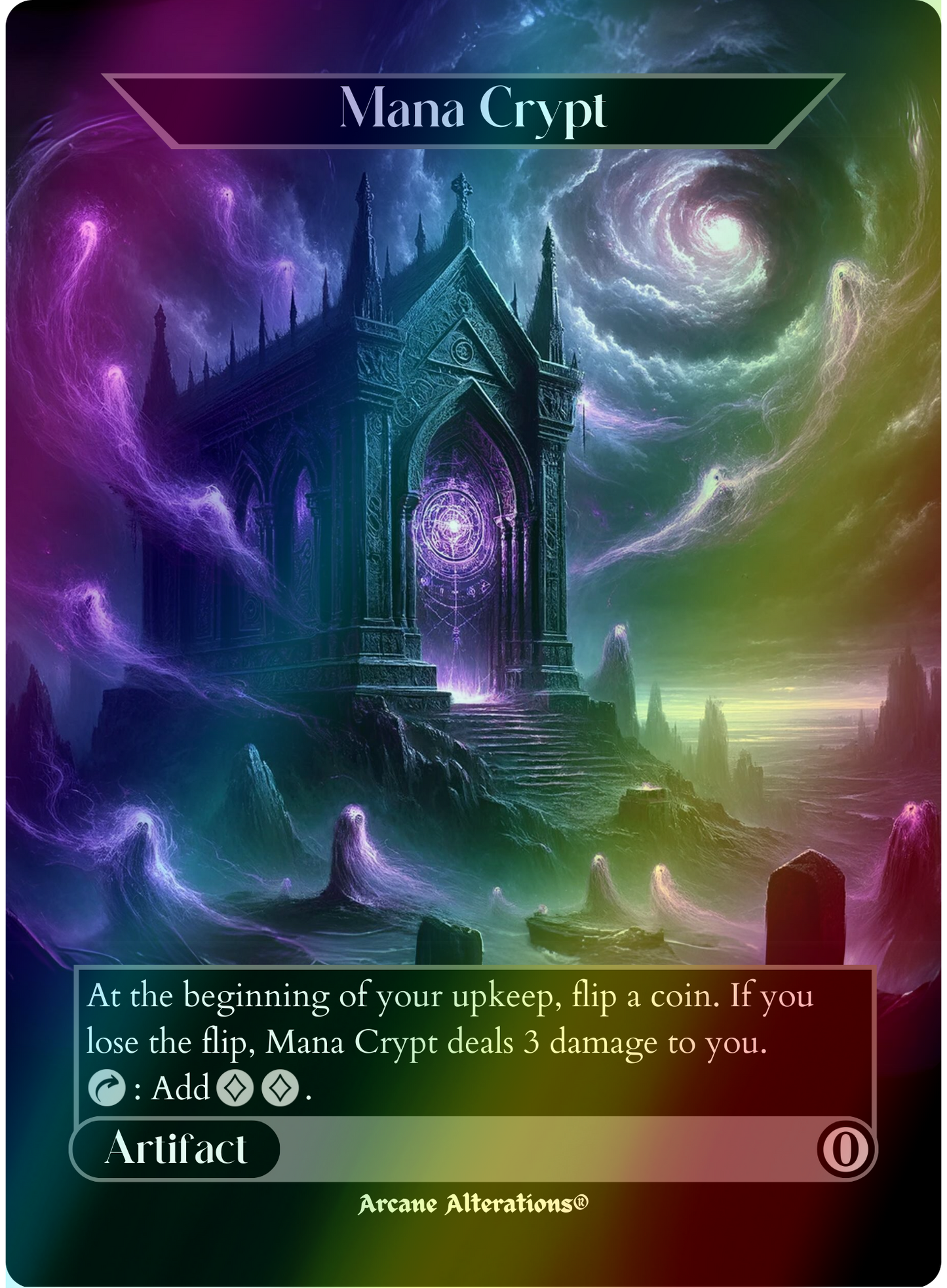 Mana Crypt - Full Art Altered Art Custom Proxy Cards