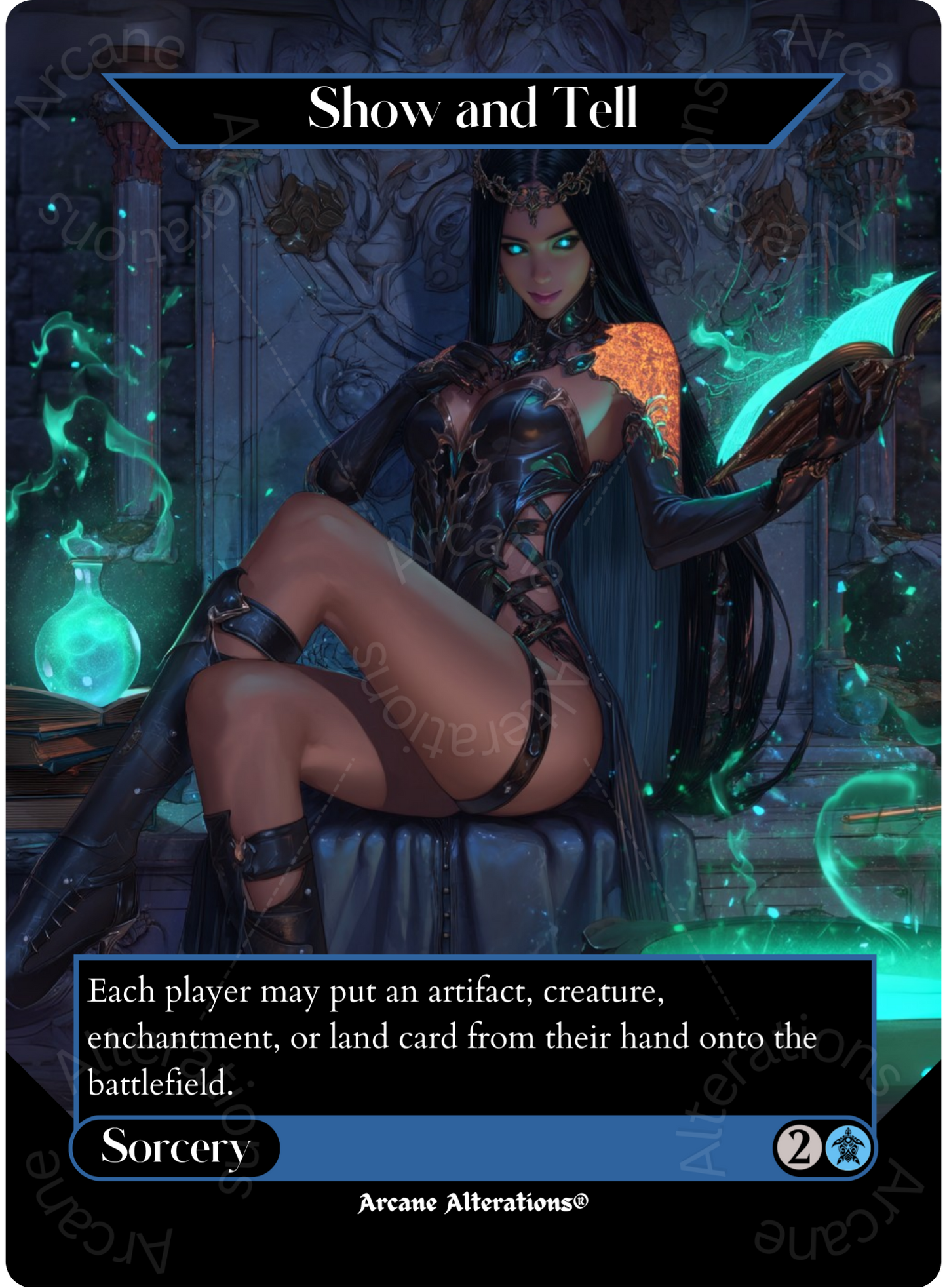 Show and Tell - Full Art Altered Art Custom Proxy Cards