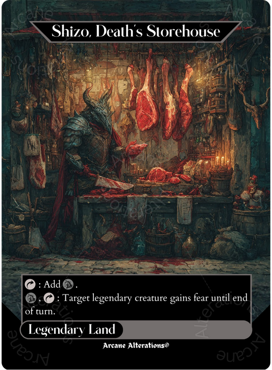Shizo, Death's Storehouse - Full Art Altered Art Custom Proxy Cards