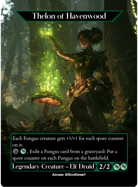 Thelon of Havenwood - Full Art Altered Art Custom Proxy Cards