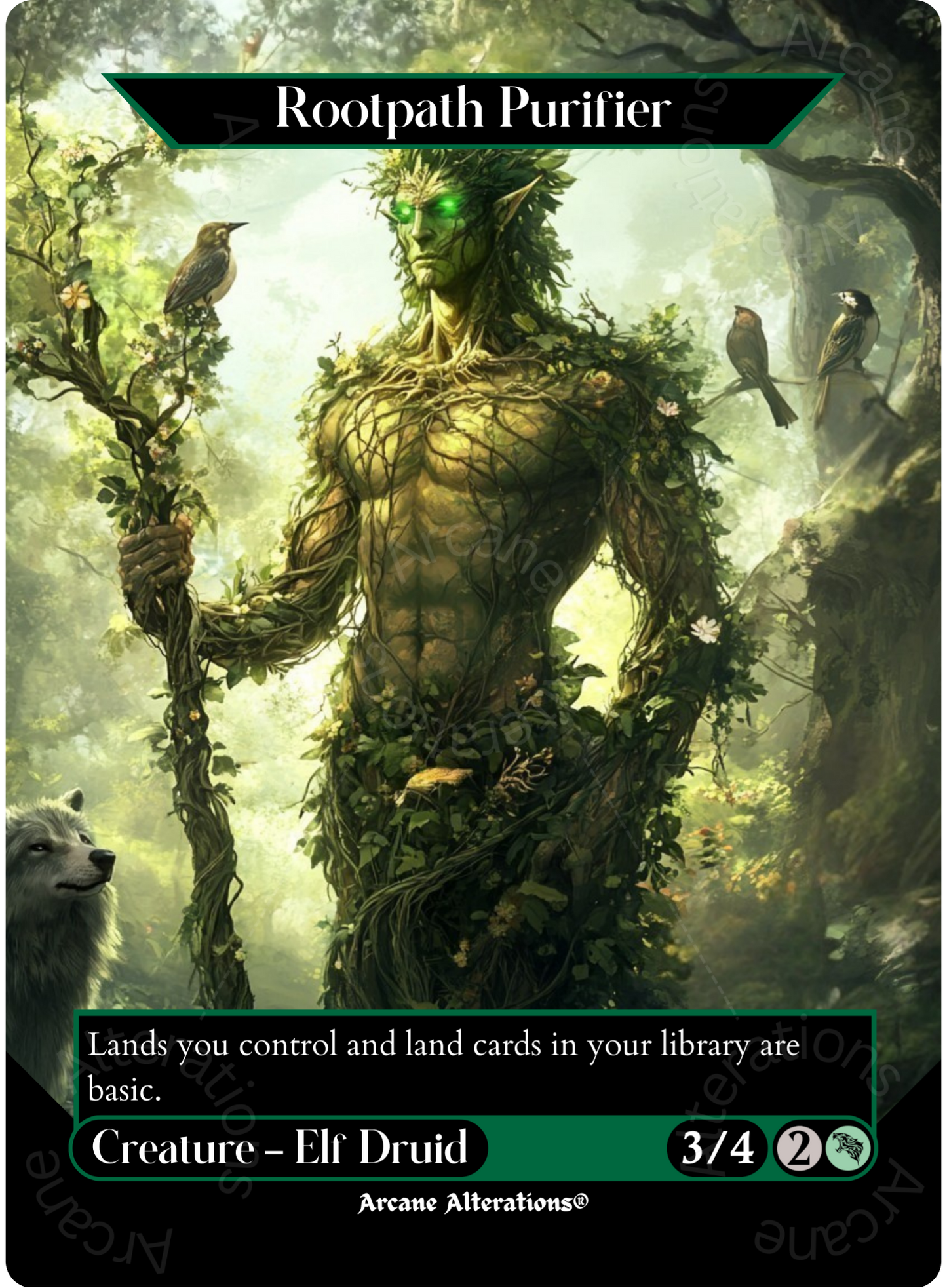 Rootpath Purifier - Full Art Altered Art Custom Proxy Cards