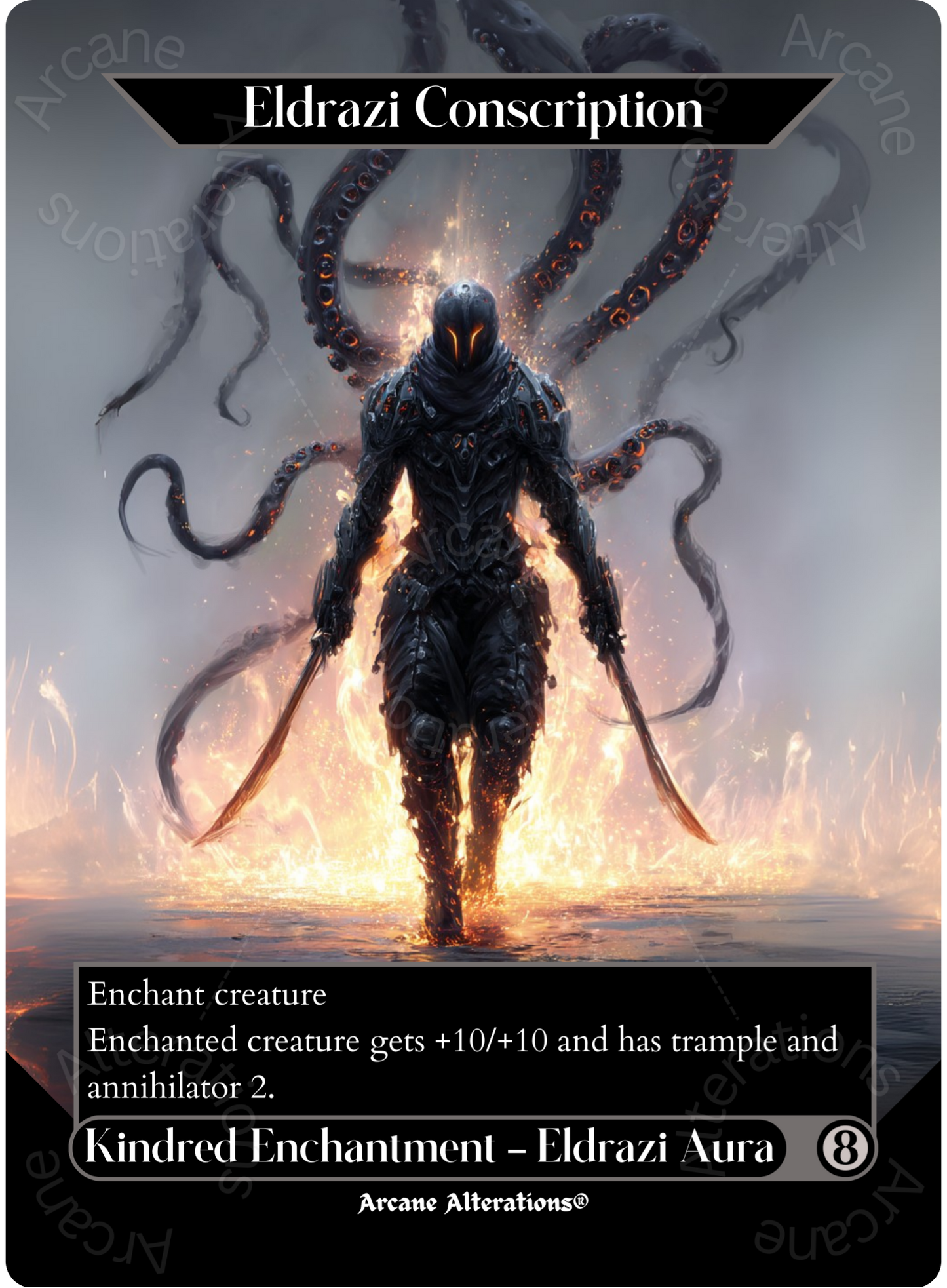 Eldrazi Conscription - Full Art Altered Art Custom Proxy Cards