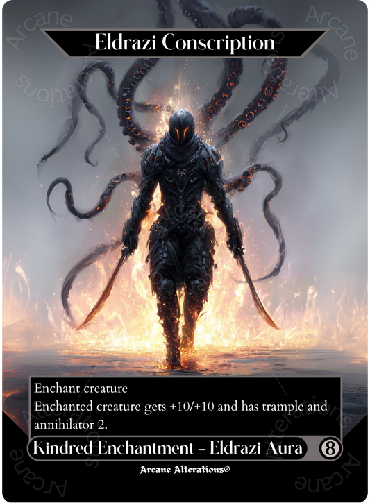 Eldrazi Conscription - Full Art Altered Art Custom Proxy Cards