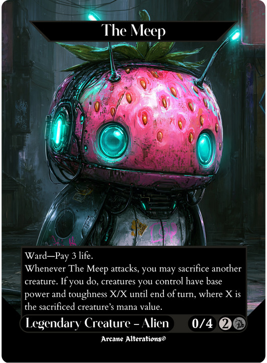 The Meep - Full Art Altered Art Custom Proxy Cards