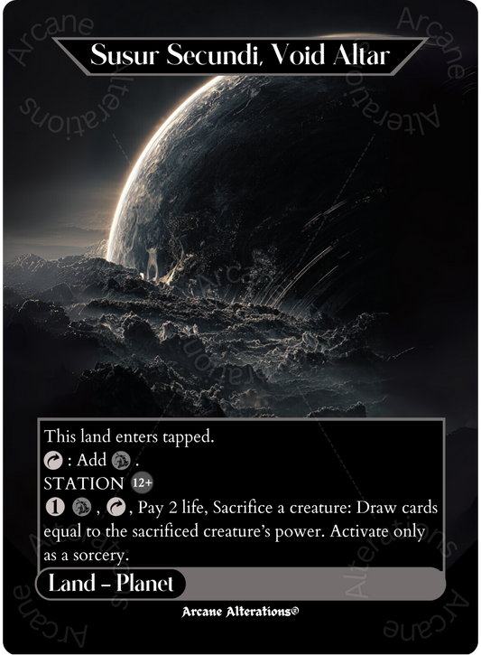 Susur Secundi, Void Altar - Full Art Altered Art Custom Proxy Cards