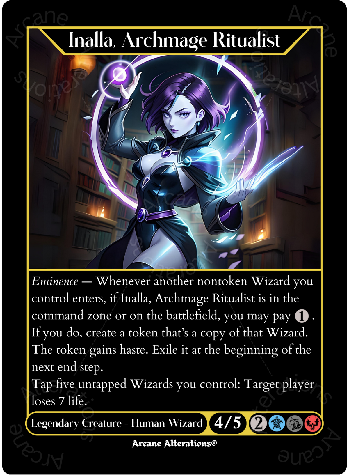Archmage Ritualist Inalla, Archmage Ritualist Raven Teen Titans Crossover - High Quality ...