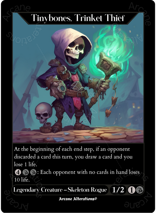 Tinybones, Trinket Thief - High Quality Altered Art Custom Proxy Cards