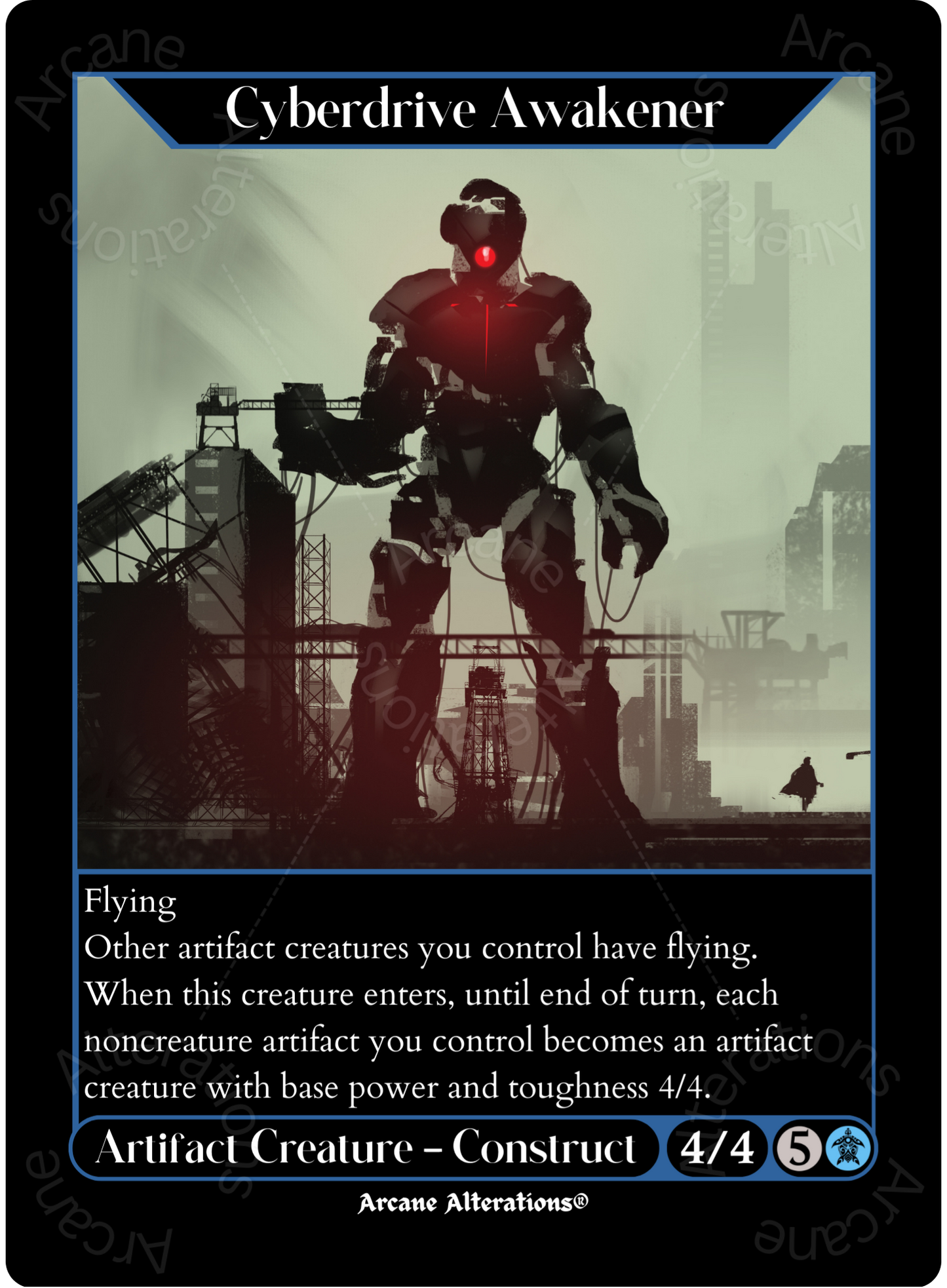 Cyberdrive Awakener - High Quality Altered Art Custom Proxy Cards