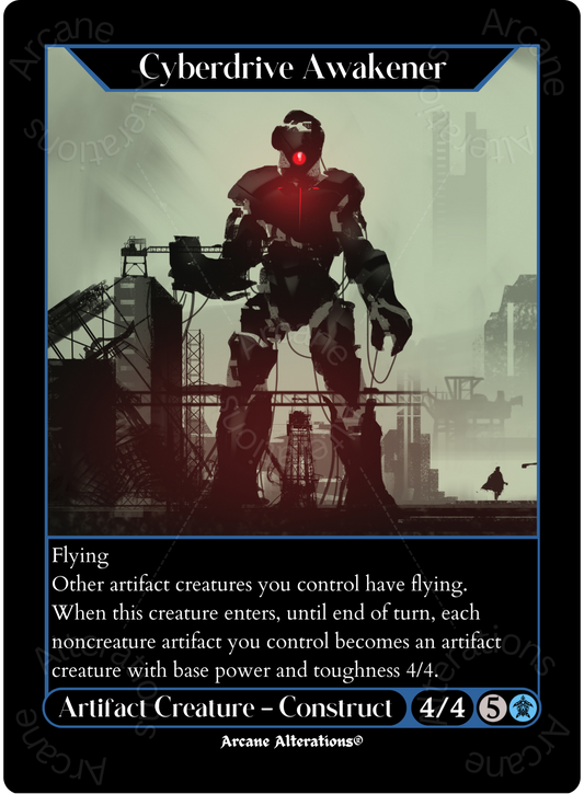 Cyberdrive Awakener - High Quality Altered Art Custom Proxy Cards