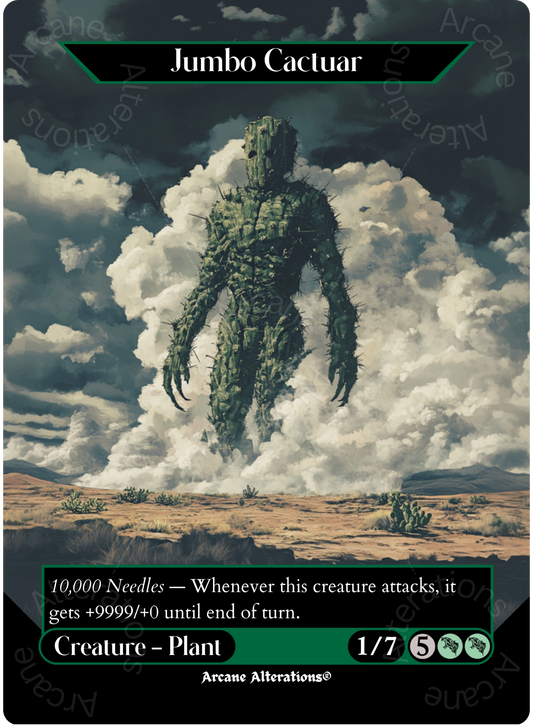 Jumbo Cactuar - Full Art Altered Art Custom Proxy Cards