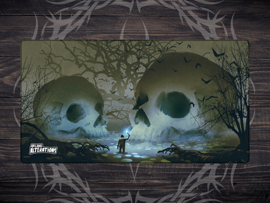 Swamp Exploration Stitched Edge Playmat 24"x14" (2mm)