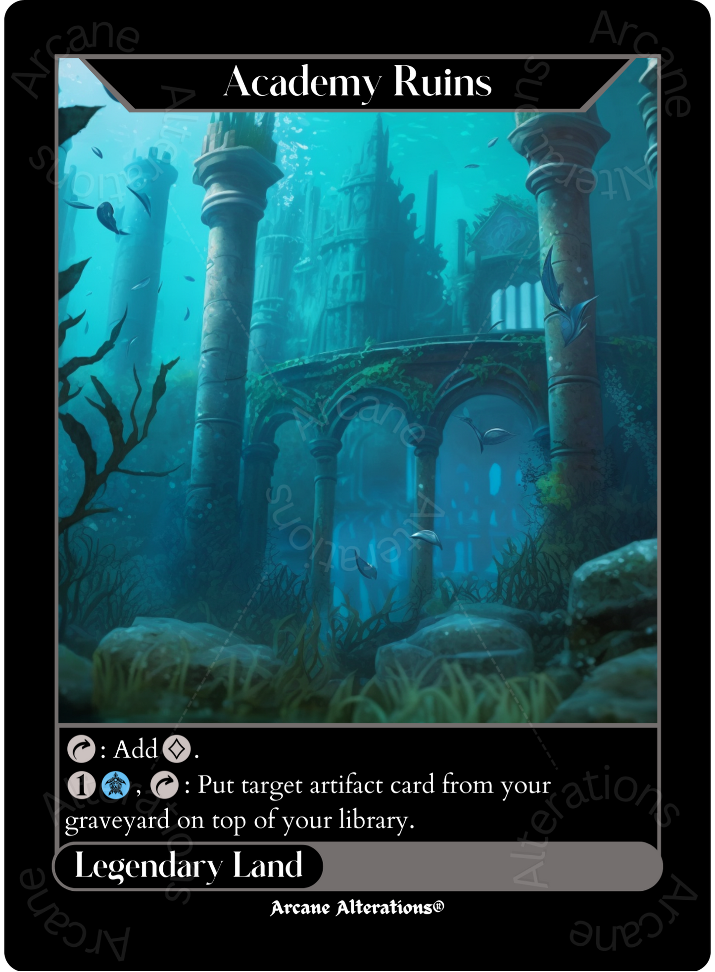 Academy Ruins - High Quality Altered Art Custom Proxy Cards