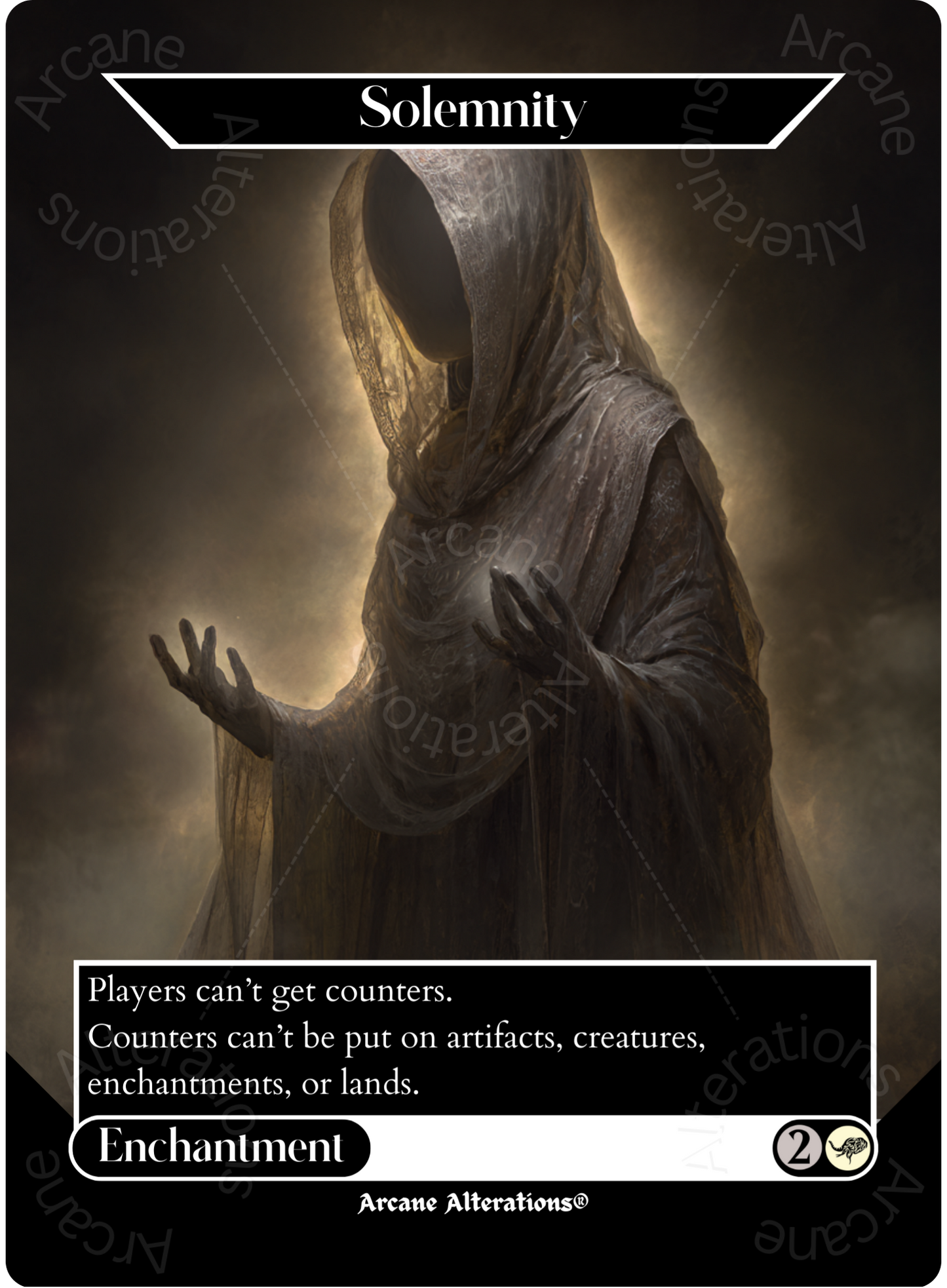 Solemnity - Full Art Altered Art Custom Proxy Cards