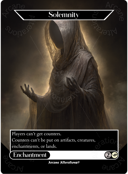 Solemnity - Full Art Altered Art Custom Proxy Cards