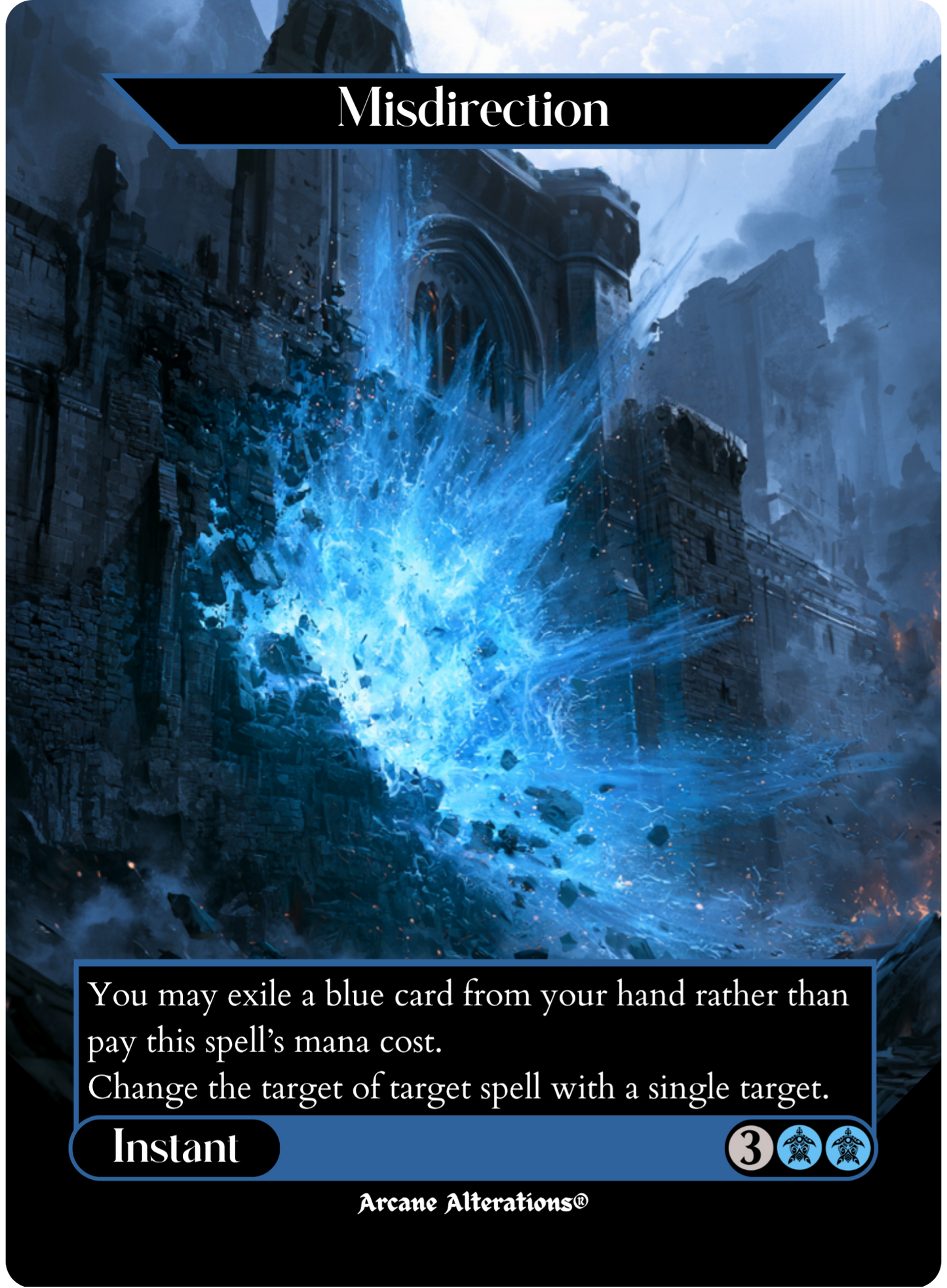 Misdirection - Full Art Altered Art Custom Proxy Cards