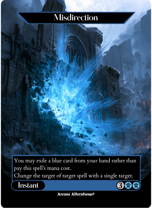 Misdirection - Full Art Altered Art Custom Proxy Cards