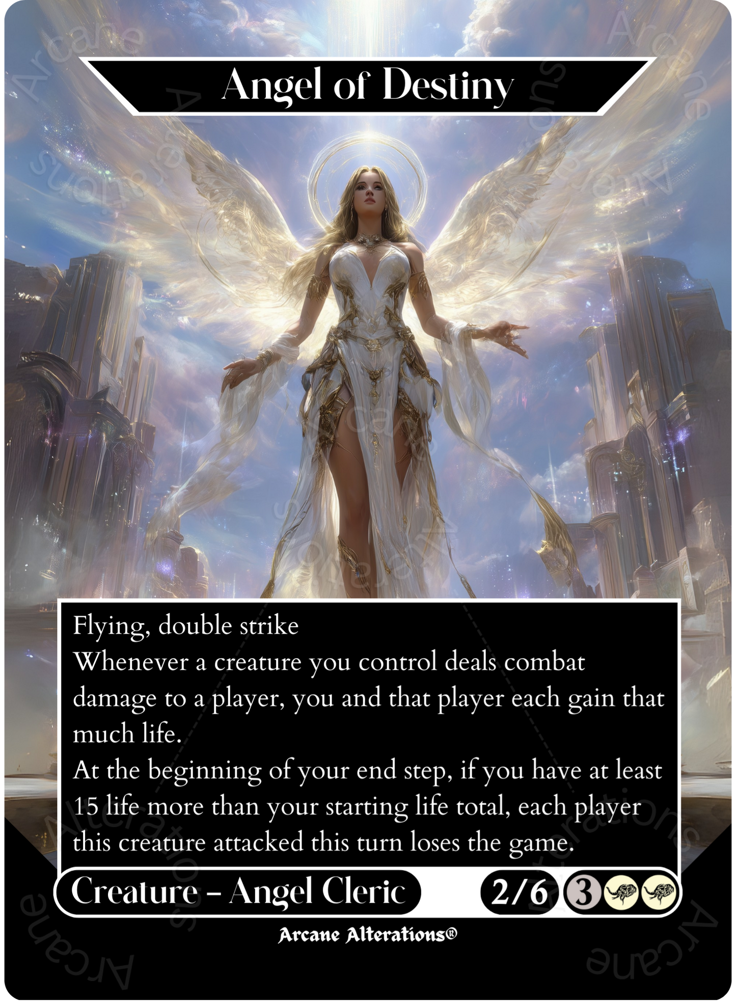 Angel of Destiny - Full Art Altered Art Custom Proxy Cards
