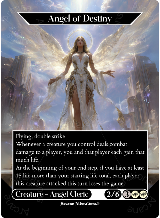 Angel of Destiny - Full Art Altered Art Custom Proxy Cards