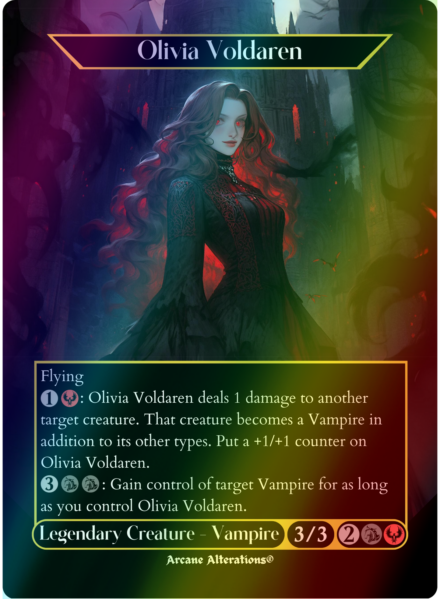 Olivia Voldaren - Full Art Altered Art Custom Proxy Cards