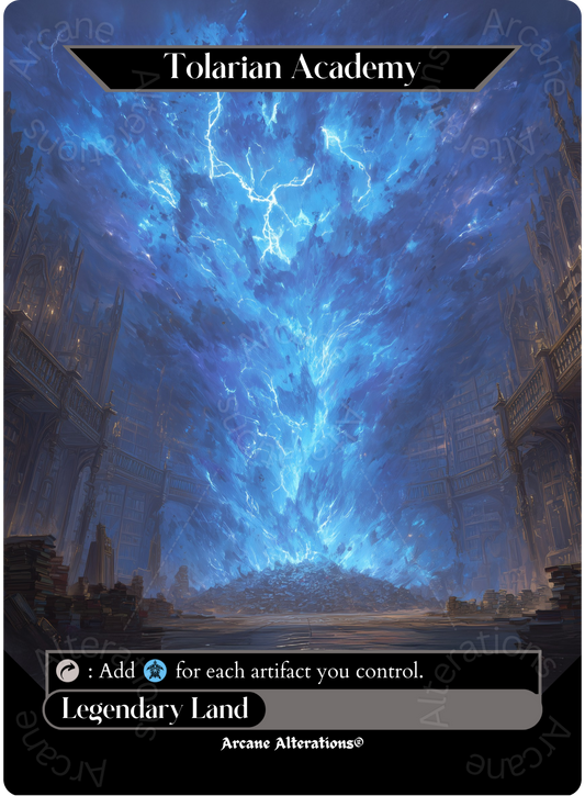 Tolarian Academy - Full Art Altered Art Custom Proxy Cards