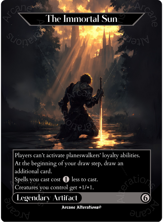 The Immortal Sun - Full Art Altered Art Custom Proxy Cards