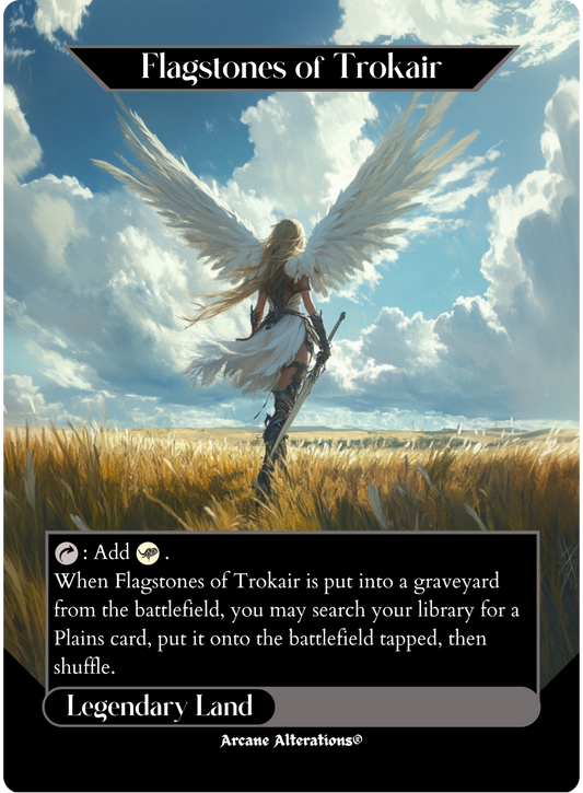Flagstones of Trokair - Full Art Altered Art Custom Proxy Cards
