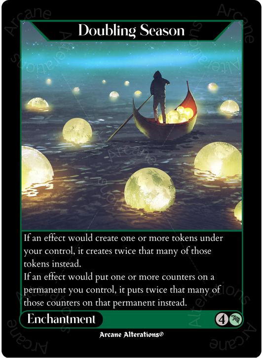 Doubling Season - High Quality Altered Art Custom Proxy Cards