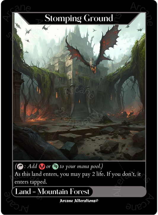 Stomping Grounds - High Quality Altered Art Custom Proxy Cards