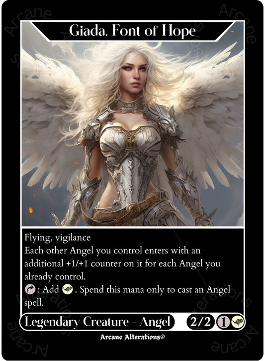 Giada, Font of Hope - High Quality Altered Art Custom Proxy Cards