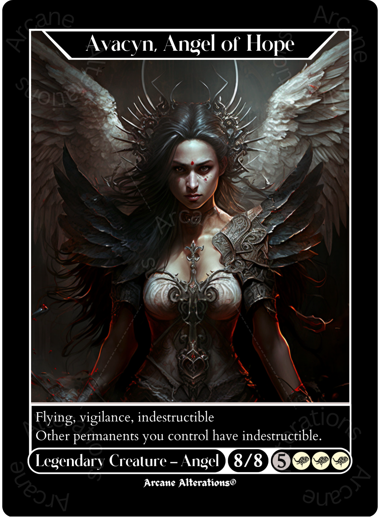 Avacyn, Angel of Hope - High Quality Altered Art Custom Proxy Cards