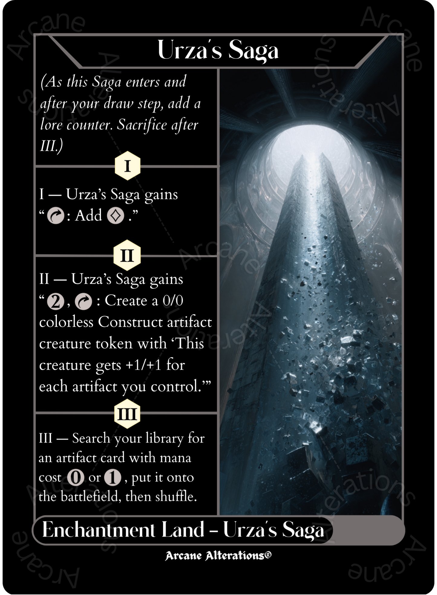 Urza's Saga - High Quality Altered Art Custom Proxy Cards