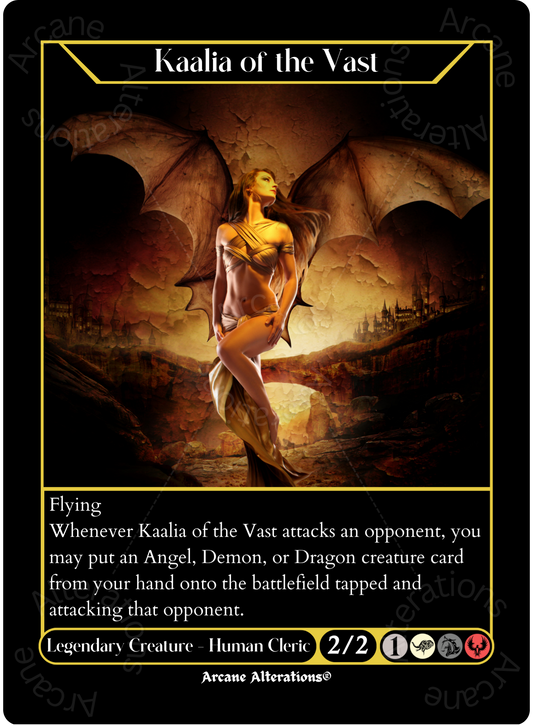 Kaalia of the Vast - High Quality Altered Art Custom Proxy Cards