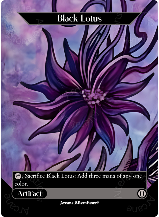 Black Lotus - High Quality Altered Art Custom Proxy Cards