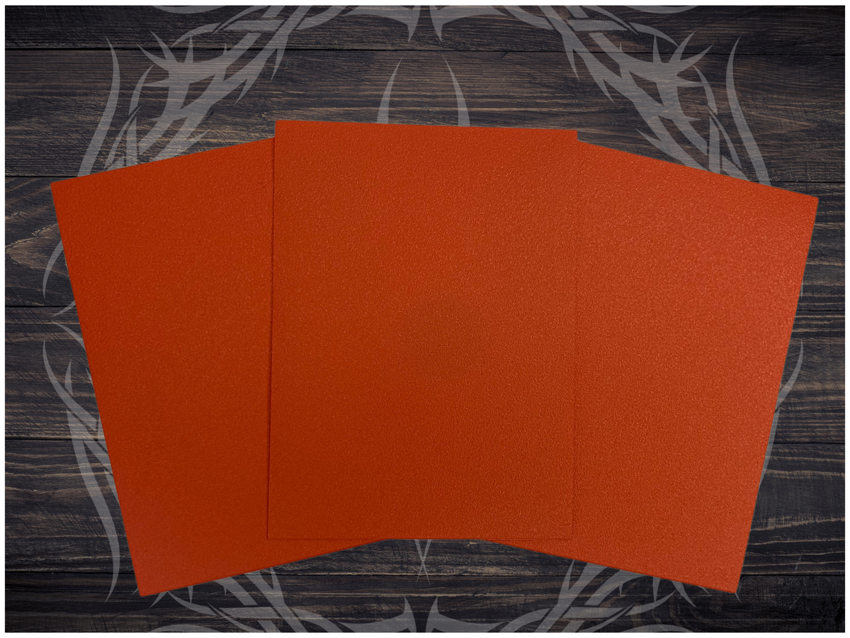 Orange Matte 100 Card Sleeves Standard Size