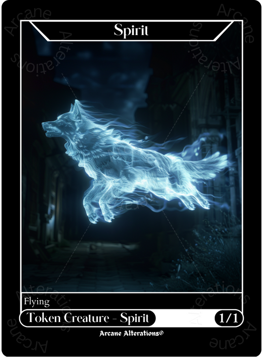 Spirit Token - High Quality Altered Art Custom Proxy Cards