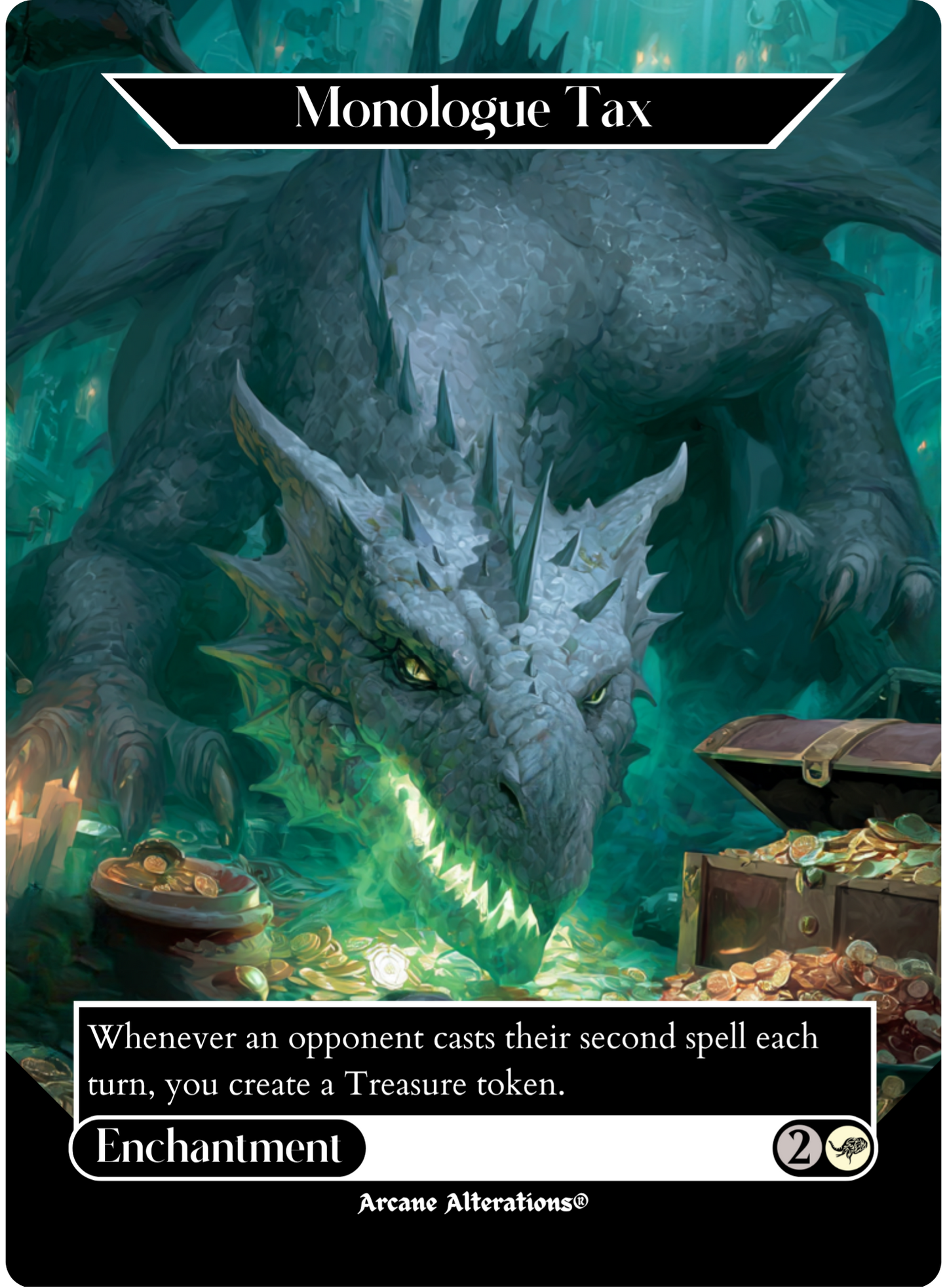 Monologue Tax - Full Art Altered Art Custom Proxy Cards