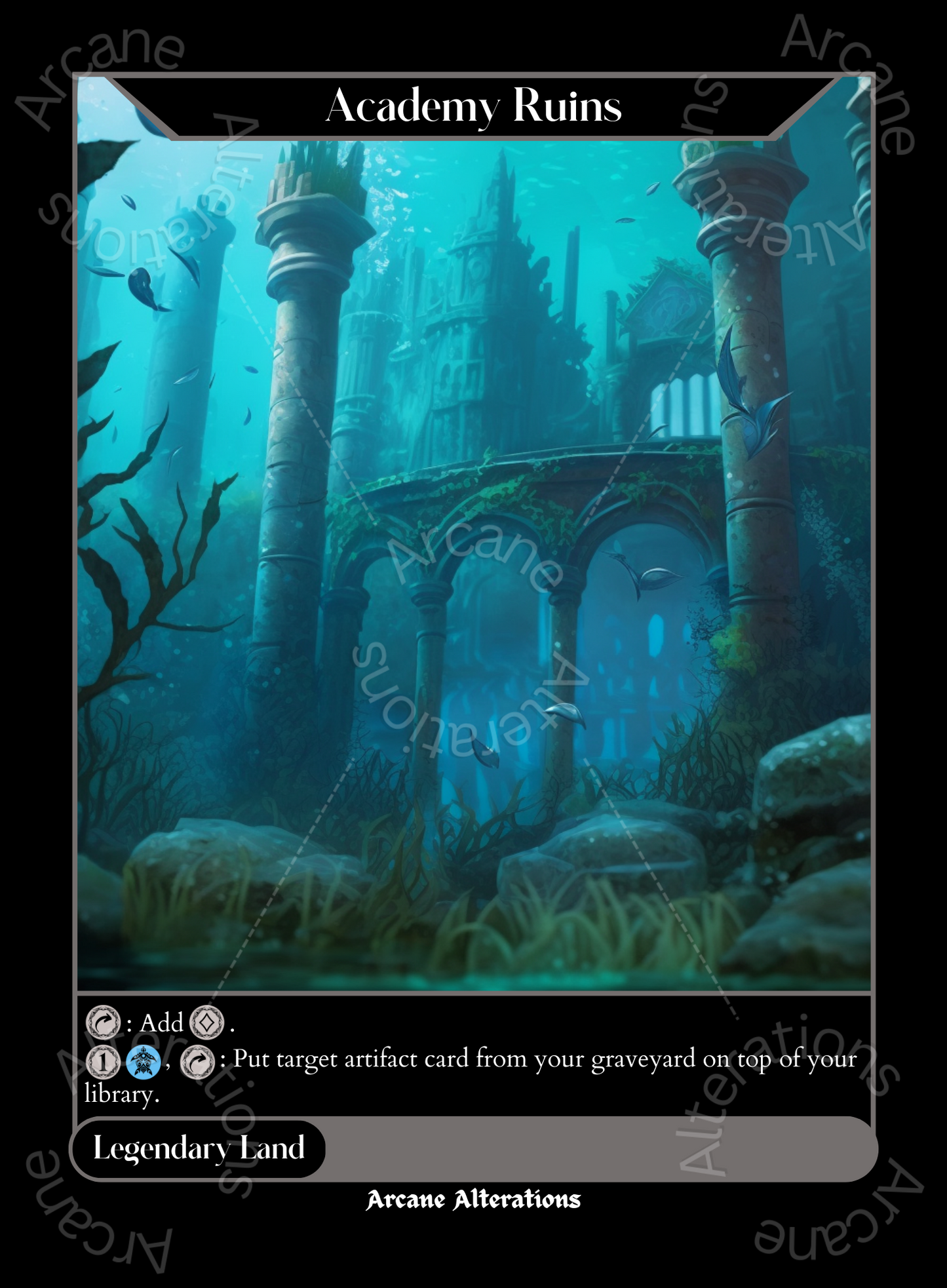 Academy Ruins - High Quality Altered Art Custom Proxy Cards