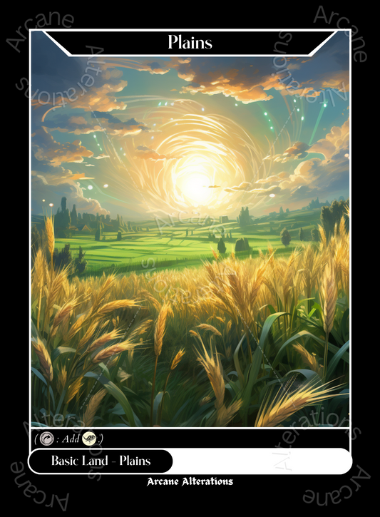 Basic Plains - High Quality Altered Art Custom Proxy Cards