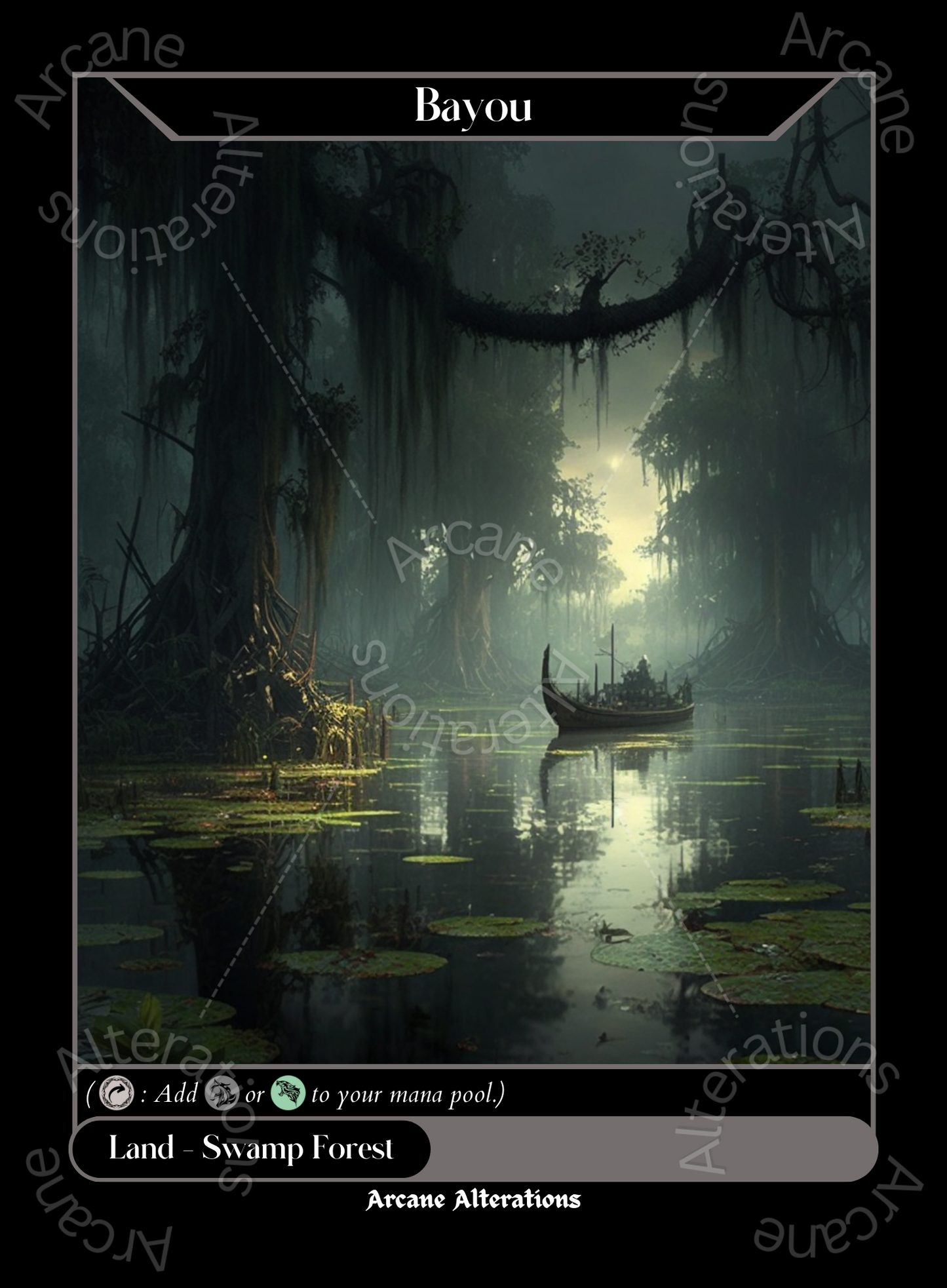 Bayou - High Quality Altered Art Custom Proxy Cards