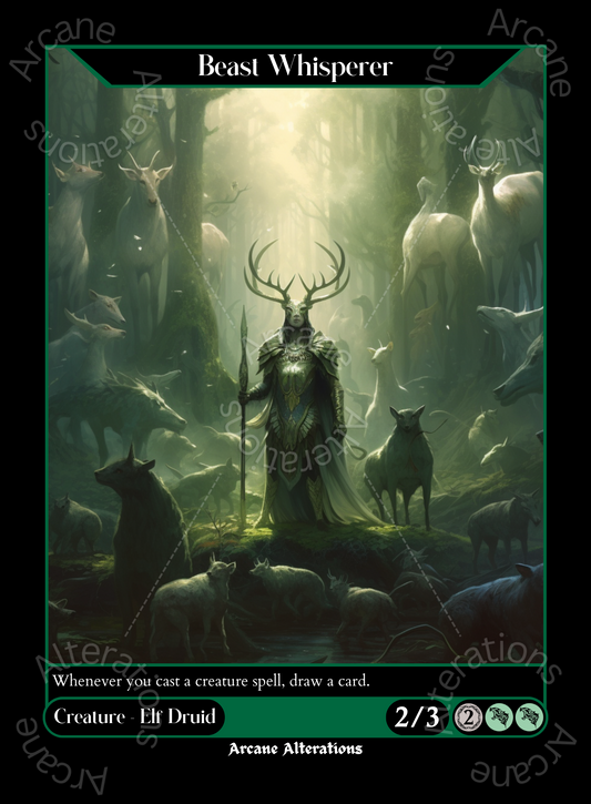 Beast Whisperer - High Quality Altered Art Custom Proxy Cards